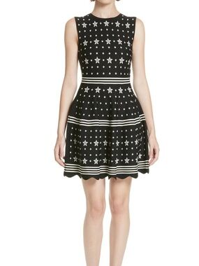 Ted Baker Mariae Star Jacquard Sleeveless Knit Dress 1
